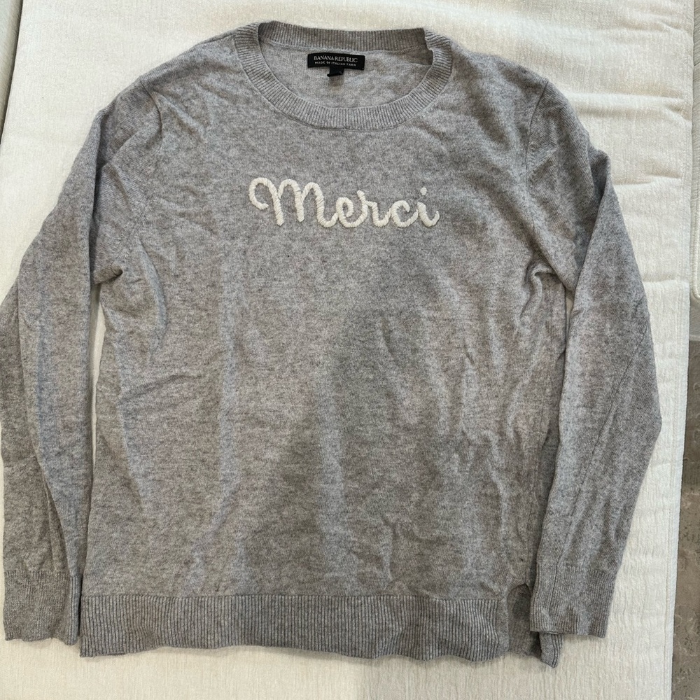 Grey Merci sweater